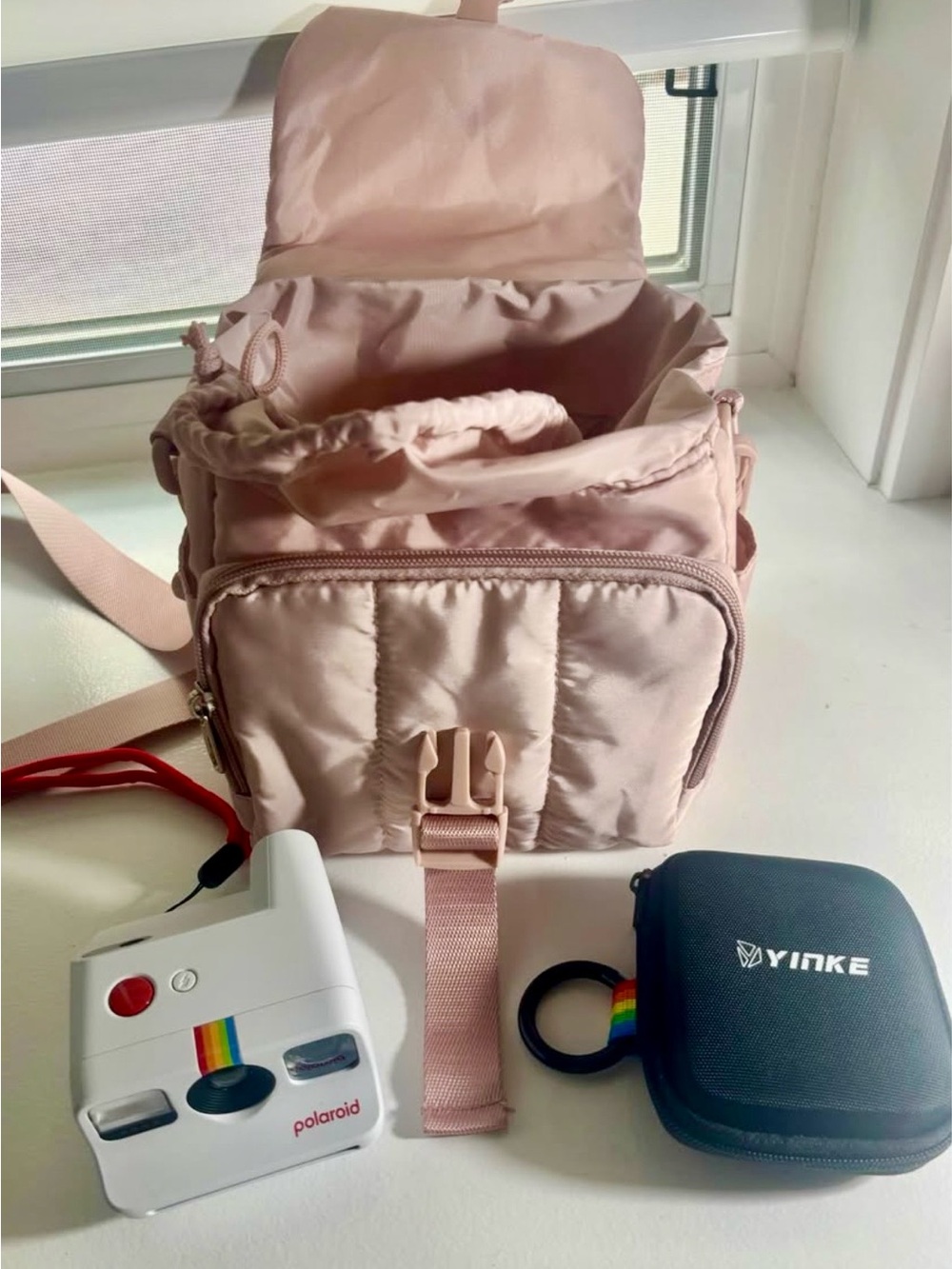 Polaroid Gen 2 Camera, Camera Bag, Camera Album, and Nine Extra Polaroid Films